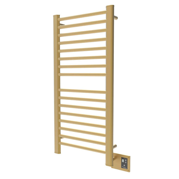 Amba Sirio S-2142 Towel Warmer and Radiator in Satin Brass Finish