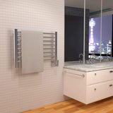 Amba Sirio S-2921 Dual-Purpose Towel Warmer and Radiator in Brushed Finish