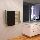 Amba Sirio S-2921 Towel Warmer and Radiator in Satin Brass Finish