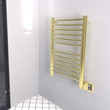 Amba Sirio S-2933 Towel Warmer and Radiator in Satin Brass Finish