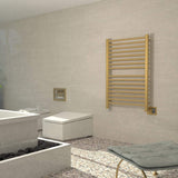 Amba Sirio S-2942 Towel Warmer and Radiator in Satin Brass Finish