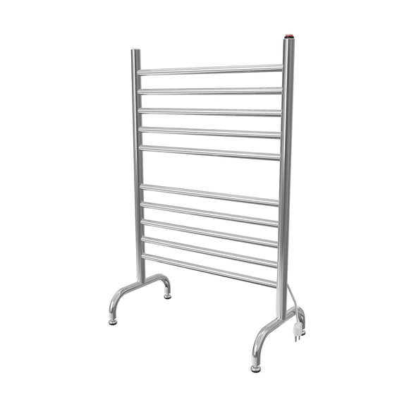 Amba Solo SAFSP-24 Freestanding Towel Warmer with 10 Bars, Polished Finish