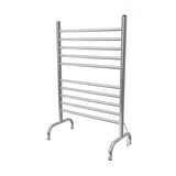 Amba Solo SAFSP-24 Freestanding Towel Warmer with 10 Bars, Polished Finish