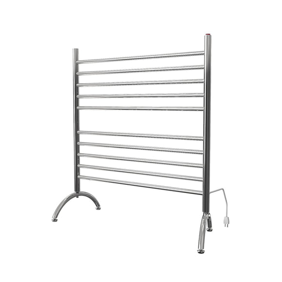 Amba Solo SAFSP-33 Freestanding Towel Warmer with 10 Bars, Polished Finish