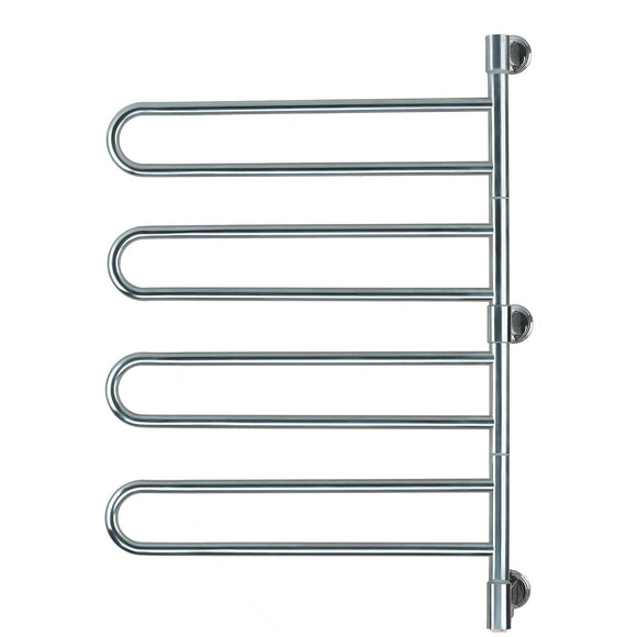 Amba Jill B004 Swivel 8 Bar Compact Towel Warmer, Polished Finish