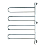 Amba Jill B004 Swivel 8 Bar Compact Towel Warmer, Brushed Finish