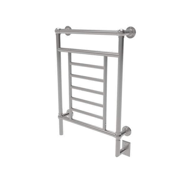 Amba T-2536 Traditional Towel Warmer with 8 Round Bars, Polished Finish