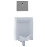 TOTO UT445UV#01 Commercial Washout High Efficiency 0.125 GPF CalGreen Urinal with Back Spud, Cotton White