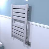 Amba Vega V-2338 Dual-Purpose Towel Warmer and Radiator with 8 Panels in White