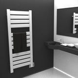 Amba Vega V-2356 Dual-Purpose Towel Warmer and Radiator with 8 Panels in White