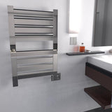 Amba Vega V-2338 Dual-Purpose Towel Warmer and Radiator with 8 Panels, Polished Finish