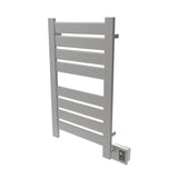 Amba Vega V-2338 Dual-Purpose Towel Warmer and Radiator with 8 Panels, Brushed Finish