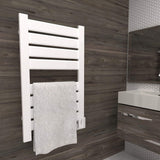 Amba Vega V-2338 Dual-Purpose Towel Warmer and Radiator with 8 Panels in White