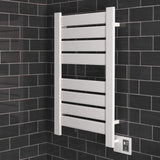 Amba Vega V-2338 Dual-Purpose Towel Warmer and Radiator with 8 Panels in White