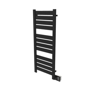 Amba Vega V-2356 Dual-Purpose Towel Warmer and Radiator with 8 Panels, Matte Black Finish