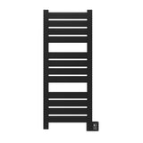 Amba Vega V-2356 Dual-Purpose Towel Warmer and Radiator with 8 Panels, Matte Black Finish