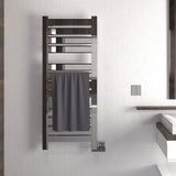 Amba Vega V-2356 Dual-Purpose Towel Warmer and Radiator with 8 Panels, Polished Finish