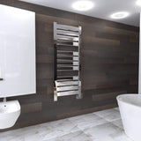 Amba Vega V-2356 Dual-Purpose Towel Warmer and Radiator with 8 Panels, Polished Finish