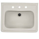 TOTO LPT532.8N#12 Promenade 24" x 19-1/4" Rectangular Pedestal Bathroom Sink for 8" Center Faucets, Sedona Beige