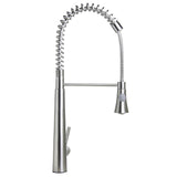 ALFI AB2039S Stainless Steel Commercial Spring Faucet with Pull Down Shower Spray