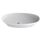 TOTO LT474MT#CMW Kiwami Oval 24" Vessel Bathroom Sink with CEFIONTECT, Clean Matte