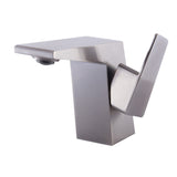 ALFI Brand AB1470-BN Brushed Nickel Modern Single Hole Bathroom Faucet