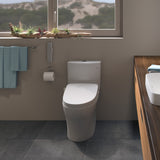 TOTO CST646CEMFGNAT40#01 Aquia IV One-Piece Dual Flush WASHLET+ and Auto Flush Ready Toilet