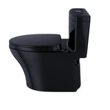 TOTO MS646124CEMFN#51 Aquia IV One-Piece Dual Flush WASHLET+ Ready Toilet, Ebony