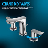 TOTO TLG02201U#CP GR Series Two Handle Widespread Bathroom Sink Faucet with Drain Assembly, Polished Chrome