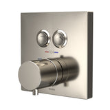 TOTO TBV02406U#PN Square Thermostatic Mixing Valve with 2-Function Shower Trim, Polished Nickel