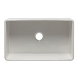 ALFI AB3320SB-W 33 inch White Reversible Single Fireclay Farmhouse Kitchen Sink