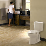 TOTO CST244EF#12 Entrada Two-Piece Elongated 1.28 GPF Toilet, Sedona Beige