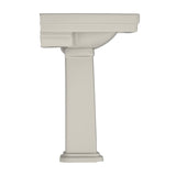 TOTO LPT530.4N#12 Promenade 27-1/2" x 22-1/4" Pedestal Bathroom Sink for 4" Center Faucets, Sedona Beige