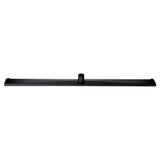 ALFI Brand ABLD47C-BM 47" Black Matte Stainless Steel Linear Shower Drain with Groove Holes