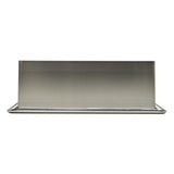 ALFI ABN2412-BSS 24 x 12 Brushed Stainless Steel Horizontal Single Shelf Bath Shower Niche