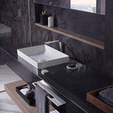 TOTO LT476MT#CMW Kiwami Rectangular 23" Vessel Bathroom Sink with CEFIONTECT, Clean Matte