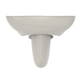 TOTO LHT242.4G#12 Prominence Oval Wall-Mount Bathroom Sink with Shroud for 4" Center Faucets, Sedona Beige