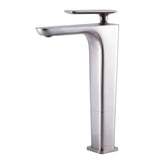 ALFI Brand AB1778-BN Brushed Nickel Tall Single Hole Modern Bathroom Faucet