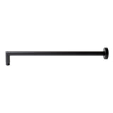 ALFI Brand ABSA20R-BM Black Matte 20" Round Wall Shower Arm