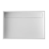 ALFI Brand ABRS2014 20" x 14" White Matte Solid Surface Resin Sink