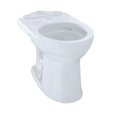 TOTO C453CUFG#01 Drake II Universal Height Round Toilet Bowl with CEFIONTECT, Cotton White