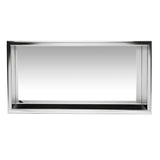 ALFI ABN2412-PSS 24 x 12 Polished Stainless Steel Horizontal Single Shelf Bath Shower Niche