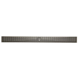 ALFI ABLD36D 36" Modern Stainless Steel Linear Shower Drain with Groove Lines