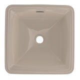 TOTO LT491G#03 Connelly Square Undermount Bathroom Sink with CEFIONTECT, Bone