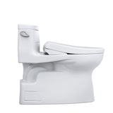 TOTO MW6444736CEFG#01 WASHLET+ Carolina II One-Piece Toilet and WASHLET+ S7 Bidet Seat, Cotton White