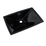 TOTO Lloyd Rectangular Undermount Bathroom Sink, Ebony - LT931#51