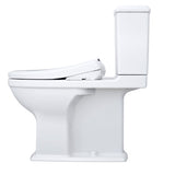 TOTO MW4944734CEMFG#01 WASHLET+ Connelly Two-Piece Dual Flush Toilet and WASHLET S7A Bidet Seat, Cotton White