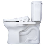 TOTO MW4544736CEFGA#01 WASHLET+ Drake II Two-Piece Toilet with Auto Flush WASHLET+ S7A Bidet Seat