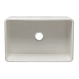 ALFI AB3020SB-W 30 inch White Reversible Single Fireclay Farmhouse Kitchen Sink