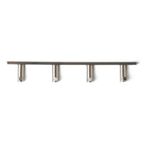 ALFI Brand AB9528-BN Brushed Nickel Wall Mounted 4 Prong Robe/Towel Hook